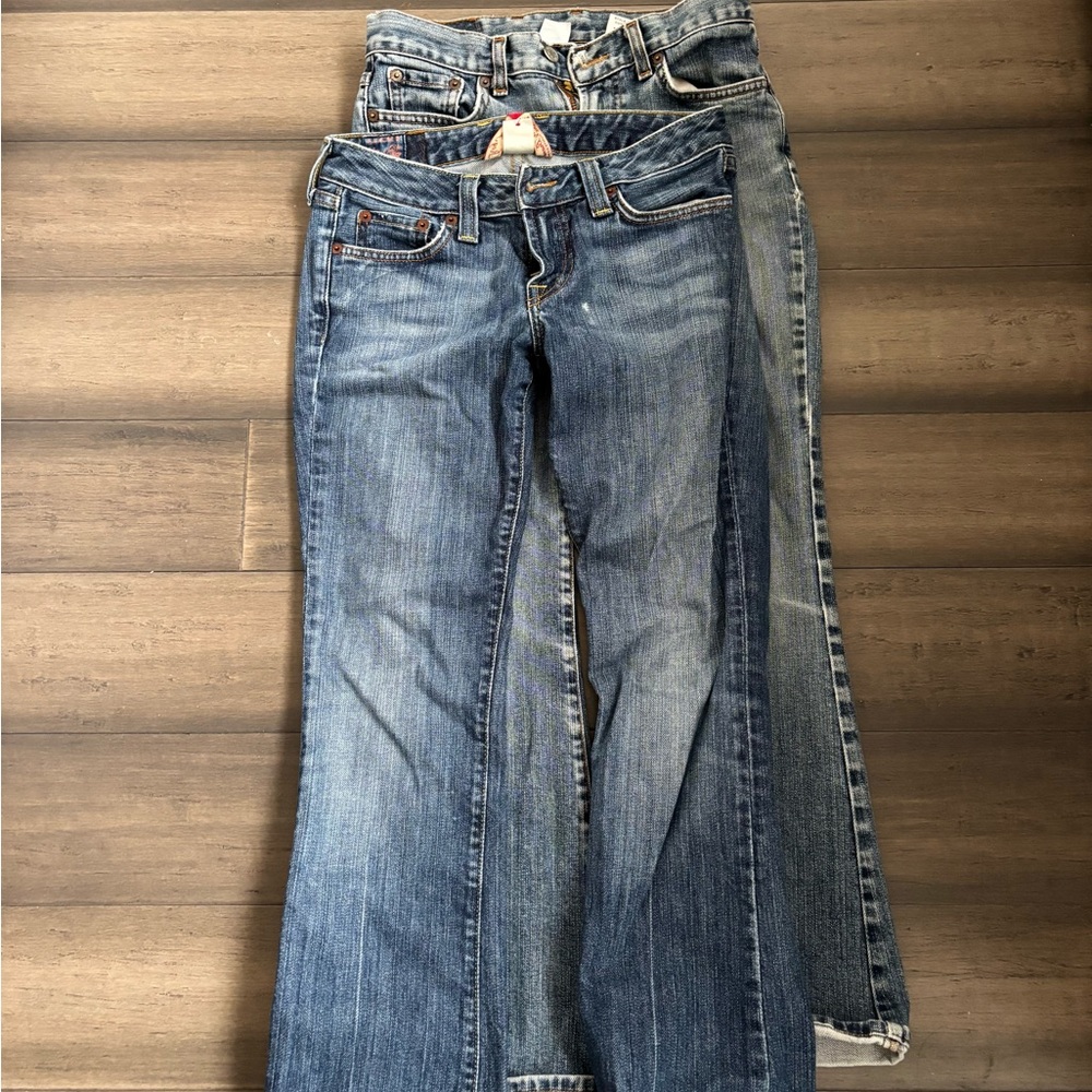 Lucky Brand Women's Boot Cut Jeans 25P / 26P - 2 pairs